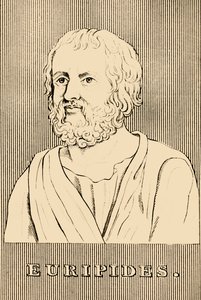 Euripides, c480-406 př.nl, 1830. od Unbekannt