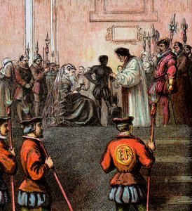 Execution Of Mary, Queen Of Scots, 1587, c1850 od Unbekannt