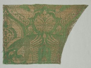 Exotické hedvábí se zlatým vzorem, 1360-1400. od Unbekannt