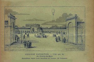 Výstava výrobků francouzského průmyslu, Paříž, 1798 Od Bon Marché, 1900. od Unbekannt