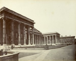 Exteriér Britského muzea, Great Russell Street, Londýn, 1887 od Unbekannt