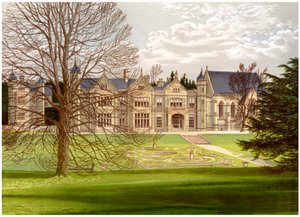 Exton House, Rutland, domov hraběte z Gainsborough, c1880 od Unbekannt