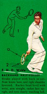 F. H. D. Wilde - Backhand Half-volej, c1935. od Unbekannt