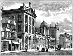 Fasáda Queens College, Oxford University od Unbekannt
