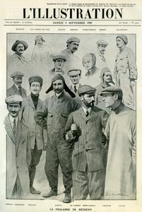 Slavní letci, obálka LIllustration, 4. září 1909 od Unbekannt