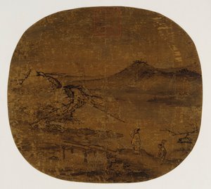 Ventilátor namontovaný jako list alba, dynastie Ming, 1368-1644. od Unbekannt