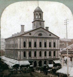 Faneuil Hall, Boston, Massachusetts, USA, konec 19. století od Unbekannt