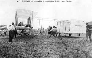 Dvouplošník Farman č. 1, c1912 od Unbekannt