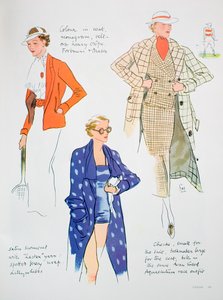 Módní ilustrace, 1935 od Unbekannt
