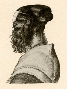 Módní styl kadeřnictví, vláda Karla I. a II., c1620-1680, 1937. od Unbekannt