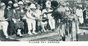 Fidžijci vzdávají hold, 1927 1937 od Unbekannt