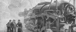 Střelba ze 111tunové zbraně...ve Woolwichi, červen 1887, 1901. od Unbekannt