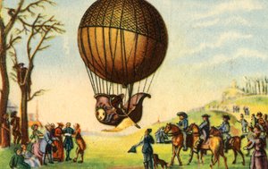 První pilotovaný výstup vodíkového balónu, Paříž, Francie, 1. prosince 1783, 1932. od Unbekannt