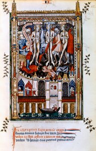 Bičování svatého Denise, svatého Rustika a svatého Eleutheria, 1317 od Unbekannt