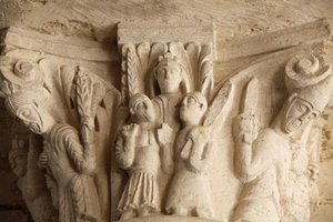 Opatství Fleury bazilika veranda hlavní město Saint Benoit sur Loire Francie od Unbekannt