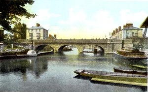 Folly Bridge, Oxford, 20. století od Unbekannt