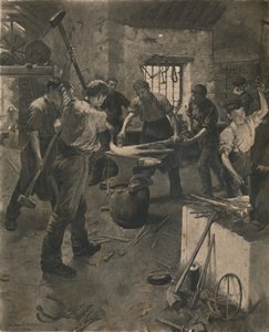 Forging the Anchor, 1892. od Unbekannt