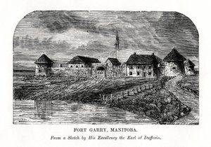 Fort Garry, Manitoba, Kanada, konec 19. století od Unbekannt