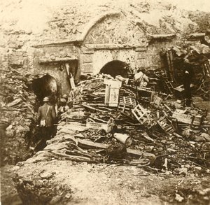 Fort of Souville, Verdun, severní Francie, c1914-c1918 od Unbekannt