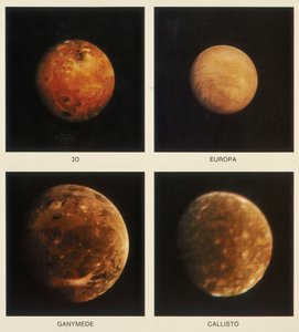 Čtyři měsíce Jupitera. Io, Evropa, Ganymed a Callisto, 1979 od Unbekannt