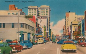 Franklin Street, Tampa, Florida, c1940 od Unbekannt