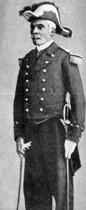 François C. Antoine Simon, prezident Haiti, oblečený jako admirál, 1922 od Unbekannt