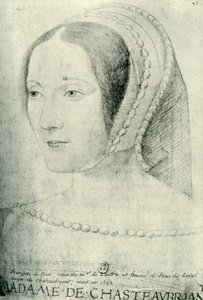 Françoise de Foix, hraběnka z Châteaubriant, počátek 16. století, 1907. od Unbekannt
