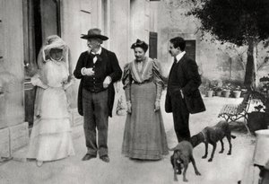 Frederic Mistral , francouzský spisovatel, 1906 od Unbekannt