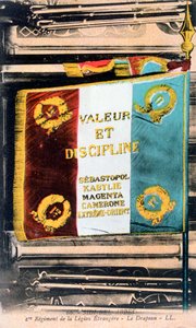 Francouzská vlajka cizinecké legie, Sidi Bel Abbes, Alžírsko, 20. století od Unbekannt