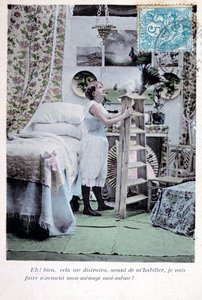 Francouzská pohlednice, c1900 od Unbekannt