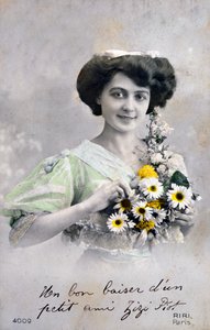 Francouzská pohlednice, c1900 od Unbekannt