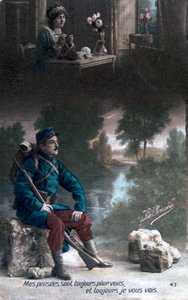Francouzská pohlednice z první světové války, 1914-1918 od Unbekannt
