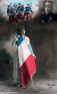 Francouzská pohlednice z první světové války, 1914-1918 od Unbekannt