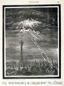 Francouzská protipruská karikatura, 1871. od Unbekannt