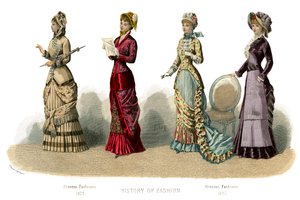 Francouzský kostým: Současná móda, 1882 od Unbekannt