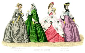 Francouzský kostým: Druhá republika, Napoleon III, 1882 od Unbekannt
