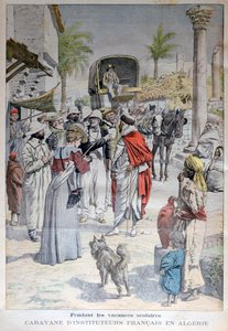 Francouzští učitelé navštěvující Alžírsko během školních prázdnin, 1903 od Unbekannt
