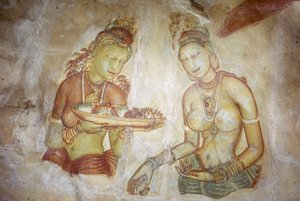 Freska/Ladies of Sigiriya/Srí Lanka od Unbekannt