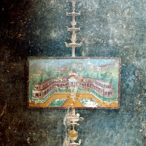 Freska, Villa Vettii, Pompeje. c62-79 našeho letopočtu od Unbekannt