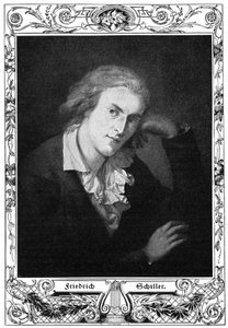 Friedrich Schiller , německý básník, filozof, historik a dramatik, 1900 od Unbekannt