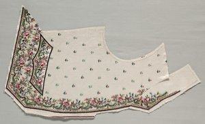 Přední polovina vesty, konec 1700. od Unbekannt