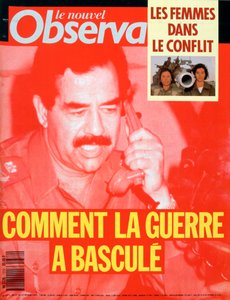 Přední strana obálky Le Nouvel Observateur, únor 1991 od Unbekannt