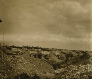 Přední linie, Jonchery, severní Francie, c1914-c1918 od Unbekannt