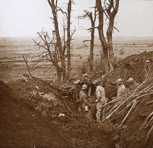 Frontová linie, Les Éparges, severní Francie, c1914-c1918. od Unbekannt