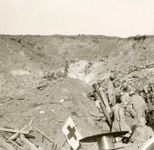 Přední linie, Sailly-Saillisel, severní Francie, c1914-c1918 od Unbekannt