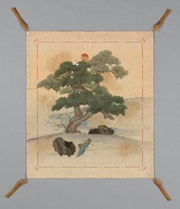 Fukusa Gift Kover, Japonsko, Air rly Období Meidži 1868-1912, 186883. od Unbekannt