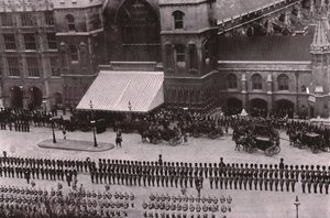 Smuteční průvod krále Edwarda VII, Londýn, 20. května 1910. od Unbekannt