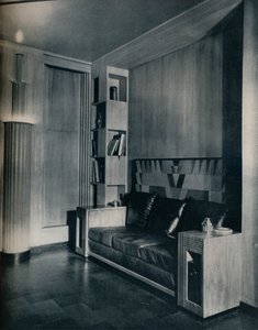 Nábytek a interiér soukromé kanceláře. Navrhl Joseph Sinel, 1930 od Unbekannt