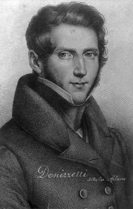 Gaetano Donizetti 1797-1848, italský skladatel, 20. století od Unbekannt