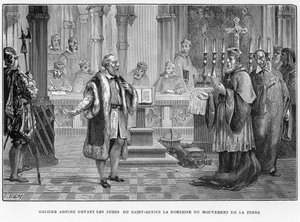 Galileo čelí inkvizici, Řím, 1633 1870 od Unbekannt